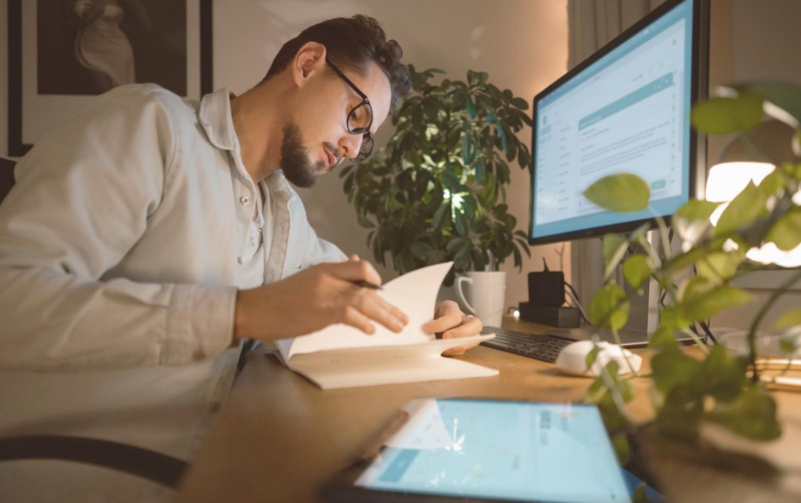 Financial forecasting methodology in action showing data analysis and strategic planning processes